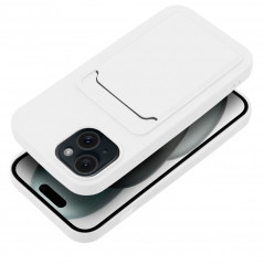 Apple iPhone 15 Coque Card Blanc