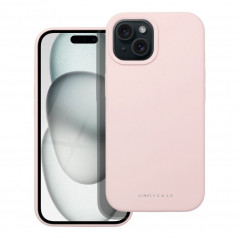 Apple iPhone 15 Coque Roar Cloud-Skin Rose clair