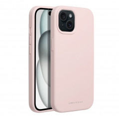 Apple iPhone 15 Coque Roar Cloud-Skin Rose clair