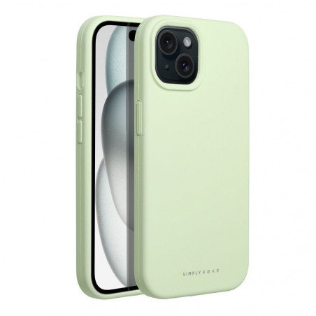 Apple iPhone 15 Coque Roar Cloud-Skin Vert clair