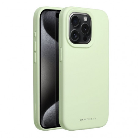 Apple iPhone 15 Pro Coque Roar Cloud-Skin Vert clair