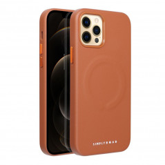 Apple iPhone 12 Pro Coque Roar Leather Mag Élégant  MagSAFE  Brun