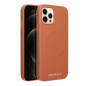 Apple iPhone 12 Pro Coque Roar Leather Mag Élégant  MagSAFE  Brun