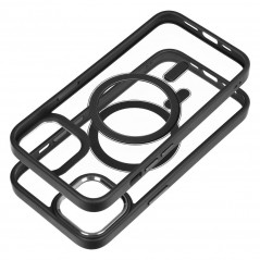 Apple iPhone 14 Coque Color Edge Mag MagSAFE  Noir