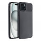 Apple iPhone 15 Coque Carbon premium Élégant  Noir