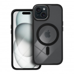 Apple iPhone 15 Coque Color Edge Mag MagSAFE  Noir
