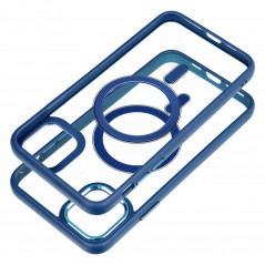 Apple iPhone 11 Pro Max Coque Color Edge Mag MagSAFE  Bleu marine