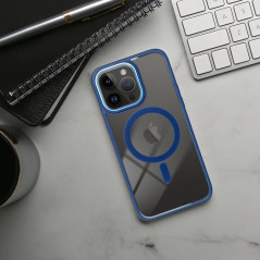 Apple iPhone 11 Pro Max Coque Color Edge Mag MagSAFE  Bleu marine