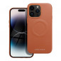 Apple iPhone 14 Pro Max Coque Roar Leather Mag Élégant  MagSAFE  Brun