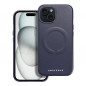Apple iPhone 15 Coque Roar Leather Mag Élégant  MagSAFE  Marine