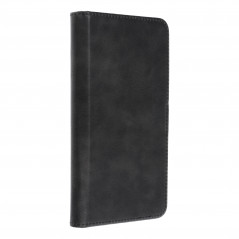 Samsung Galaxy A54 Etui universel, Portefeuilles COMMON book Élégant, Doublure douce à l'intérieur  Noir