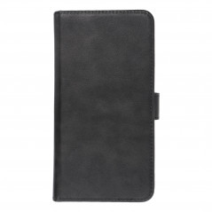 Samsung Galaxy A54 Etui universel, Portefeuilles COMMON book Élégant, Doublure douce à l'intérieur  Noir
