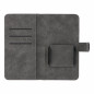 Samsung Galaxy A54 Etui universel, Portefeuilles COMMON book Élégant, Doublure douce à l'intérieur  Noir