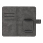 Samsung Galaxy A54 Etui universel, Portefeuilles COMMON book Élégant, Doublure douce à l'intérieur  Noir