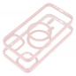 Apple iPhone 14 Plus Coque Color Edge Mag MagSAFE  Rose