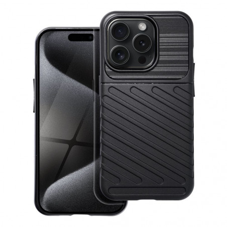 Apple iPhone 15 Pro Coque THUNDER Noir
