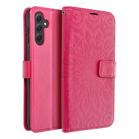 Samsung Galaxy A54 Portefeuilles MEZZO Book Mandala  Magenta