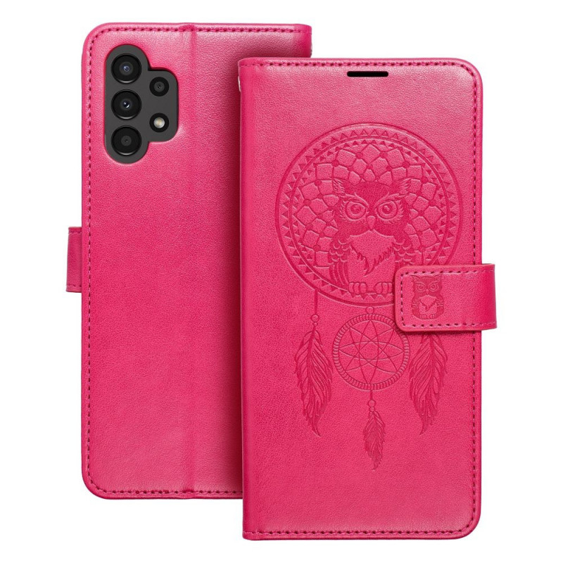 Samsung Galaxy A13 LTE Portefeuilles MEZZO Book Capteurs de rêve  Magenta