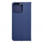 Apple iPhone 15 Pro Max Portefeuilles LUNA Book Carbon Fibre de carbone, Élégant  Bleu