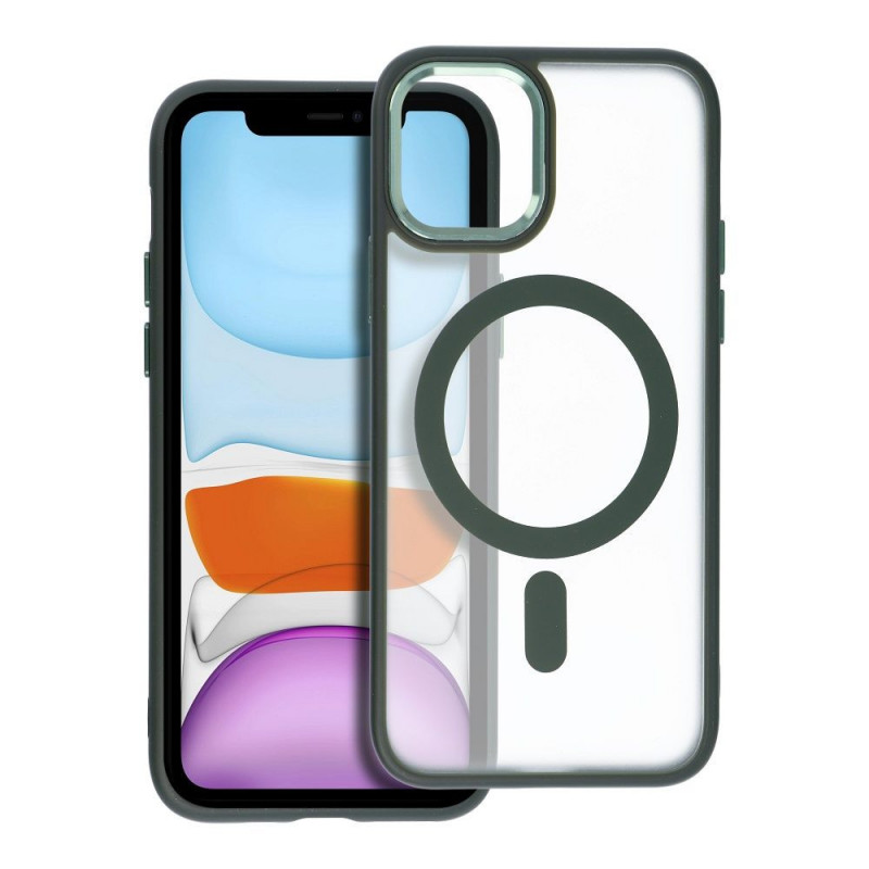 Apple iPhone 11 Pro Coque Matte Mag Cove MagSAFE  Vert