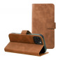 Apple iPhone 15 Portefeuilles TENDER Book Brun