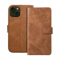 Apple iPhone 15 Portefeuilles TENDER Book Brun