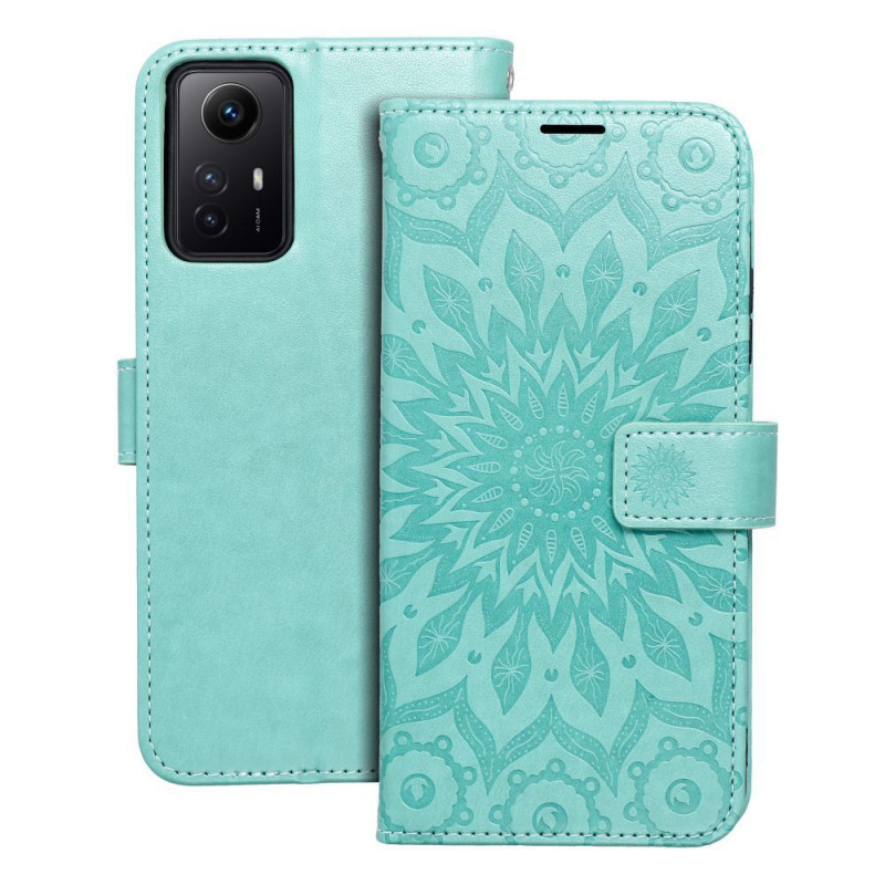 XIAOMI Redmi Note 12s Portefeuilles MEZZO Book Mandala  Vert