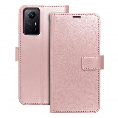 XIAOMI Redmi Note 12s Portefeuilles MEZZO Book Mandala  Or rose