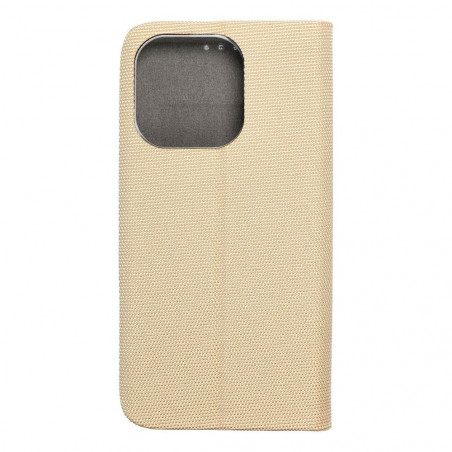 Apple iPhone 15 Pro Portefeuilles Sensitive Book Or