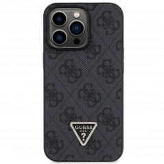 Apple iPhone 13 Pro Coque Guess Metal Logo Starss Crossbody Élégant  Noir