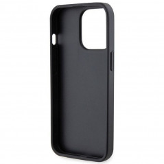 Apple iPhone 13 Pro Coque Guess Metal Logo Starss Crossbody Élégant  Noir