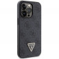 Apple iPhone 13 Pro Max Coque Guess Metal Logo Starss Crossbody Élégant  Noir