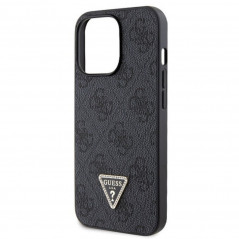 Apple iPhone 13 Pro Max Coque Guess Metal Logo Starss Crossbody Élégant  Noir