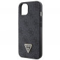 Apple iPhone 14 Coque Guess Metal Logo Starss Crossbody Élégant  Noir