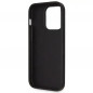 Apple iPhone 14 Pro Max Coque Guess Metal Logo Starss Crossbody Élégant  Noir