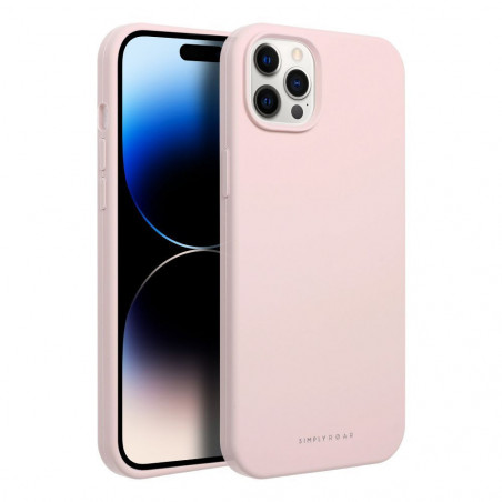 Apple iPhone 12 Pro Max Coque Roar Cloud-Skin Rose clair