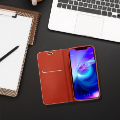 XIAOMI Redmi Note 12s Portefeuilles LUNA Book Gold Élégant  Rouge