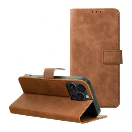 Apple iPhone 15 Pro Max Portefeuilles TENDER Book Brun