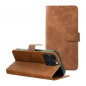 Apple iPhone 15 Pro Max Portefeuilles TENDER Book Brun