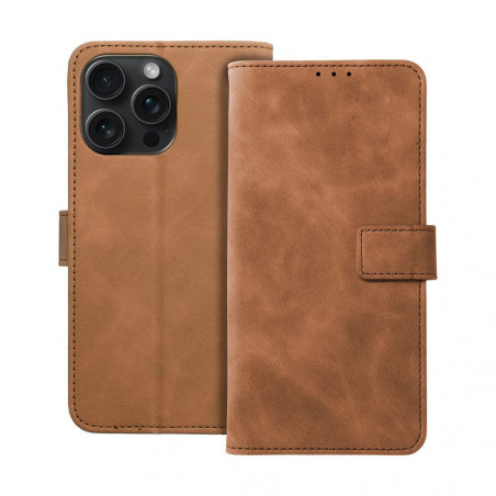 Apple iPhone 15 Pro Max Portefeuilles TENDER Book Brun