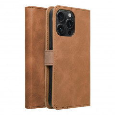 Apple iPhone 15 Pro Max Portefeuilles TENDER Book Brun