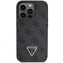 Apple iPhone 14 Pro Coque Guess Metal Logo Starss Crossbody Élégant  Noir