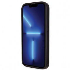 Apple iPhone 14 Pro Coque Guess Metal Logo Starss Crossbody Élégant  Noir