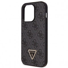 Apple iPhone 14 Pro Coque Guess Metal Logo Starss Crossbody Élégant  Noir