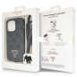 Apple iPhone 14 Pro Coque Guess Metal Logo Starss Crossbody Élégant  Noir