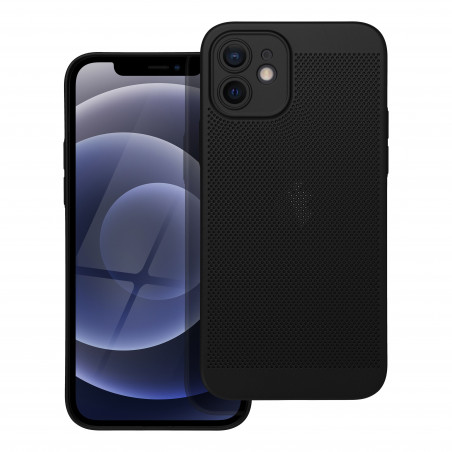 Apple iPhone 12 Coque Breezy Noir