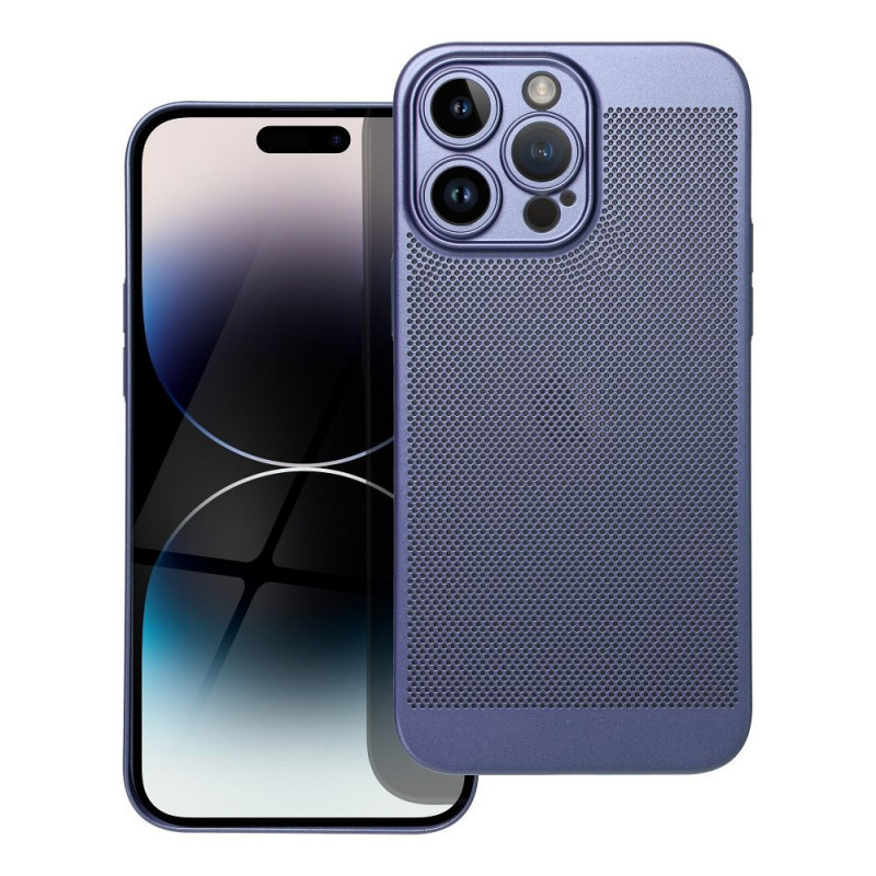 Apple iPhone 14 Pro Max Coque Breezy Bleu