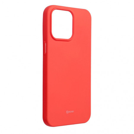 Apple iPhone 15 Pro Max Coque Roar Colorful Jelly Rose pêche