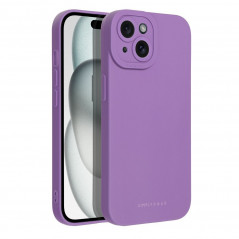 Apple iPhone 15 Coque Roar Luna Monochromatique, Élégant, Un accessoire esthétique  Violet (Violet)