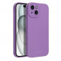 Apple iPhone 15 Coque Roar Luna Monochromatique, Élégant, Un accessoire esthétique  Violet (Violet)